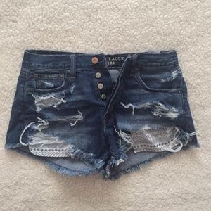 CLOSET CLEAROUT! Distressed Festival Shorts